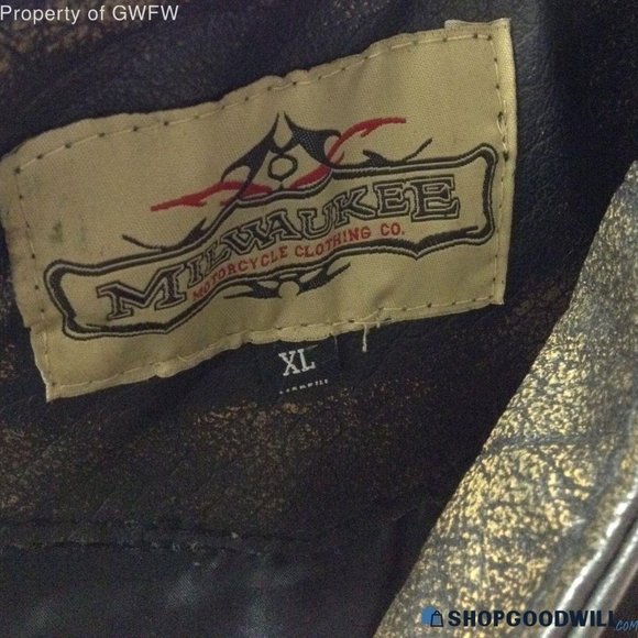 Milwaukee Unisex Brown Leather Chaps:XL - Picture 4 of 5